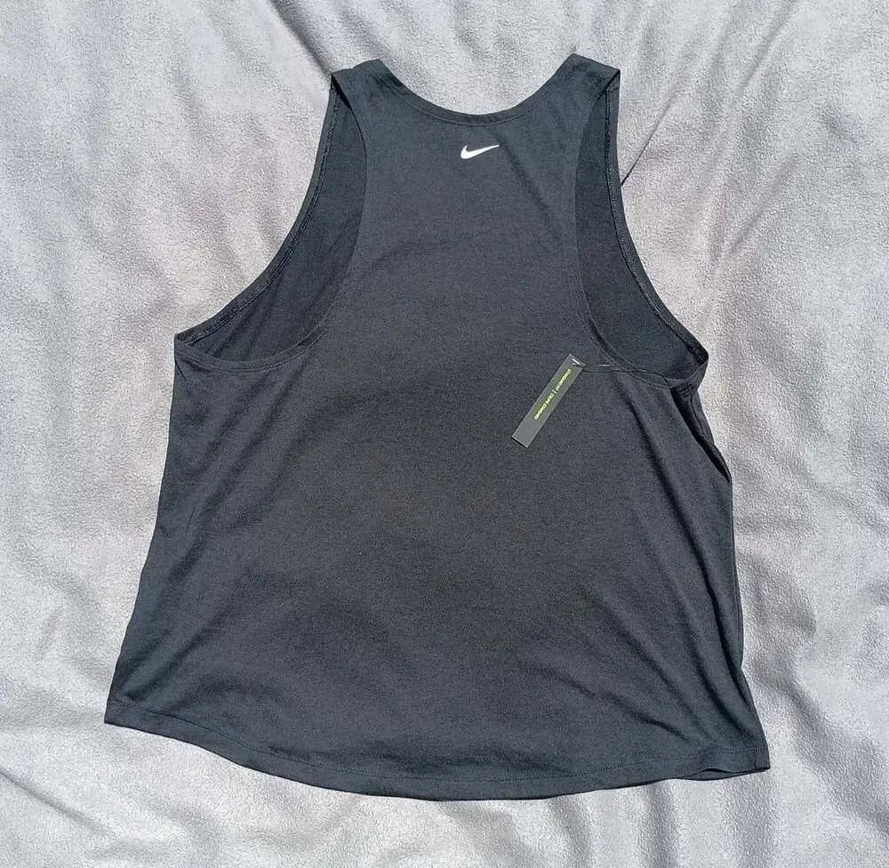 Nike Dri Fit Just Do It Black Sleeveless Tank Top Women’s XL NEW NWT Athletic